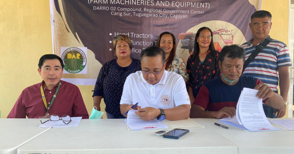 darpo-cagayan-distributes-p1-4m-worth-of-machines-to-four-arbos-to