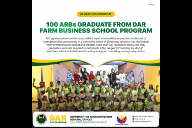 100 ARBs graduate from DAR Farm Business School program
