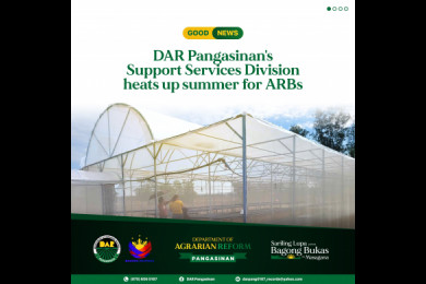 DAR Pangasinan's Support Services Division heats up summer for ARBs