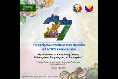 Nakikiisa ang Department of Agrarian Reform sa pagdiriwang ng Buwan ng mga Katutubong Pilipino at ika-27 taon ng pagpapatibay sa Batas ukol sa Karapatan ng mga Katutubo o Indigenous Peoples Rights Act (IPRA). 