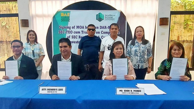 SEC seals partnership with DAR, speeds up registration of farmers’ organizations in Nueva Ecija