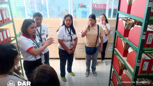 LOOK: DAR Pangasinan undergoes rigorous records management audit