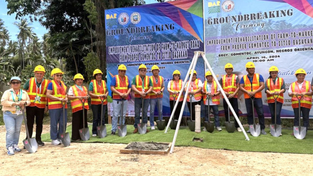 DAR, LGU in Negros Oriental start construction of P20-M farm-to-market road