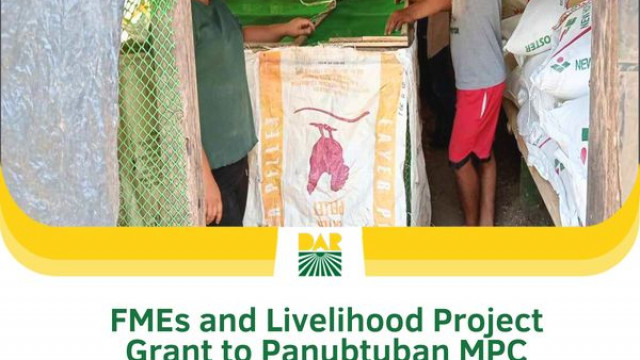 DAR-Ifugao gives FME and Livelihood Project Grant to Panubtuban MPC