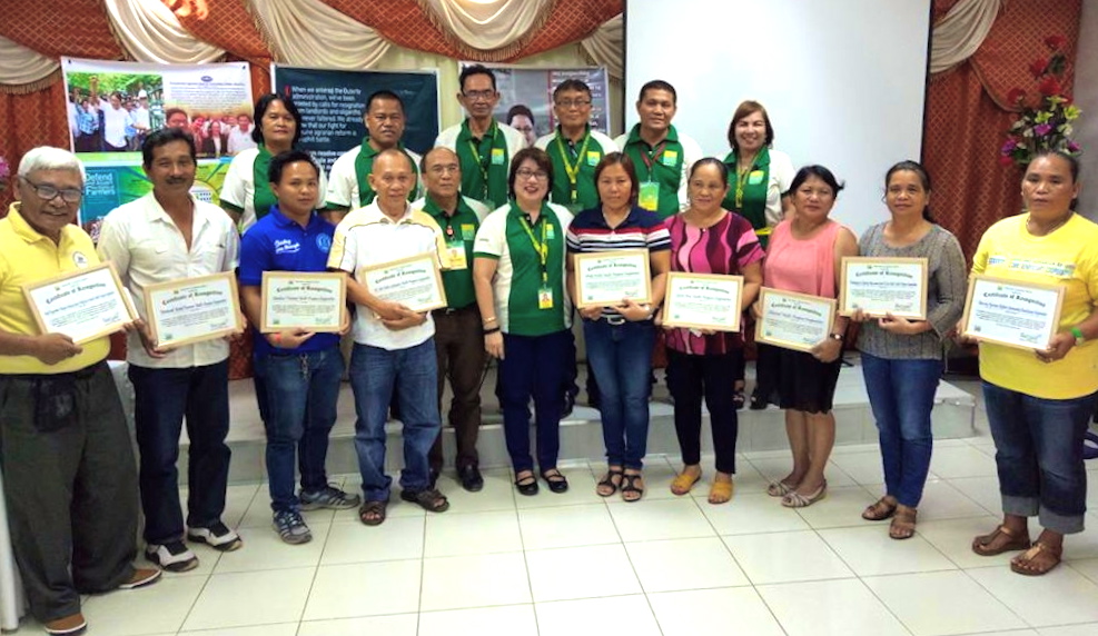 DAR awards 9 top performing ARBOs in Bohol | News | Department of ...