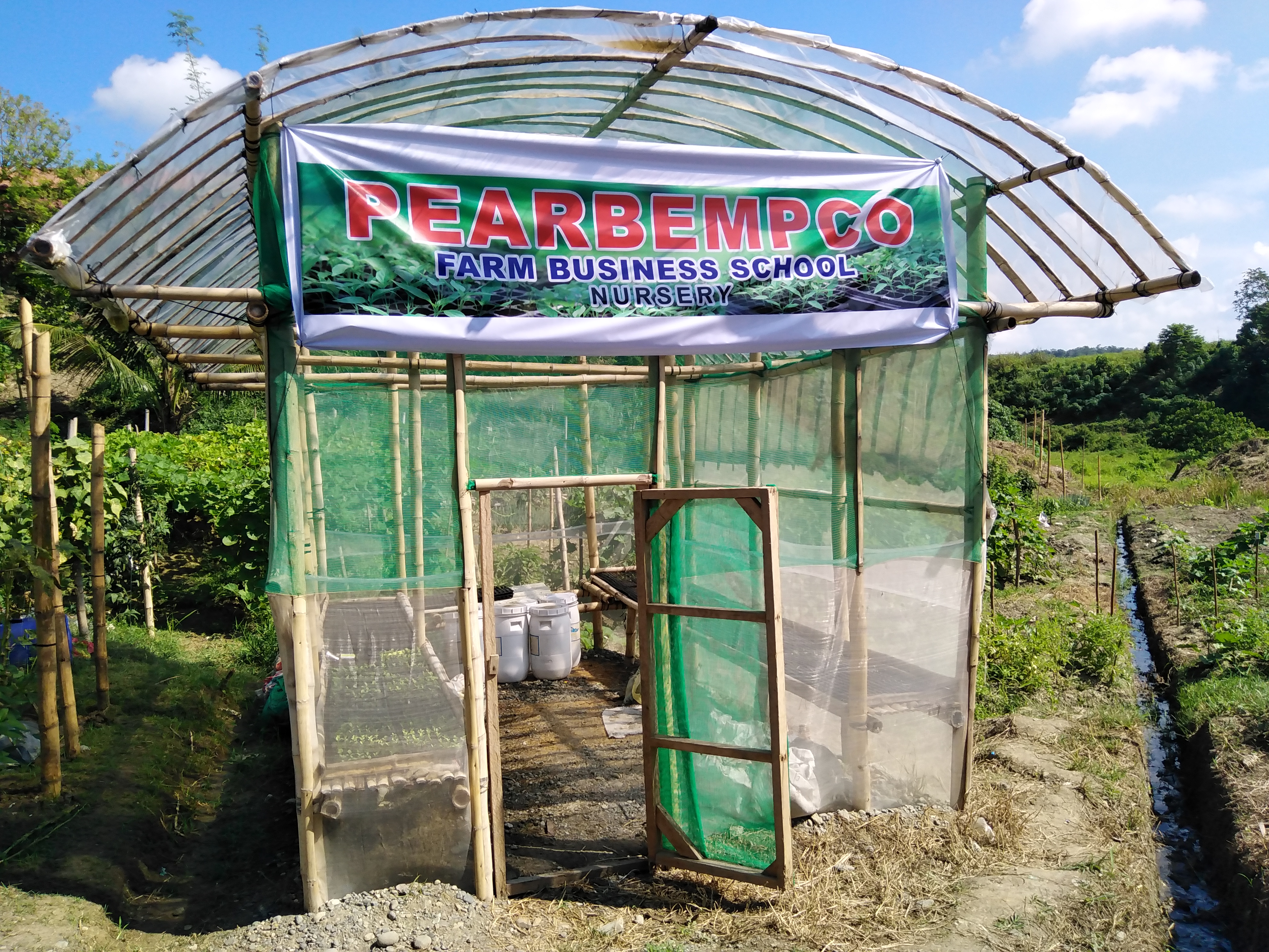 The vegetable nursery which was initiated by DAR and completed by PEARBEMPCO solely intended for the FBS Students 