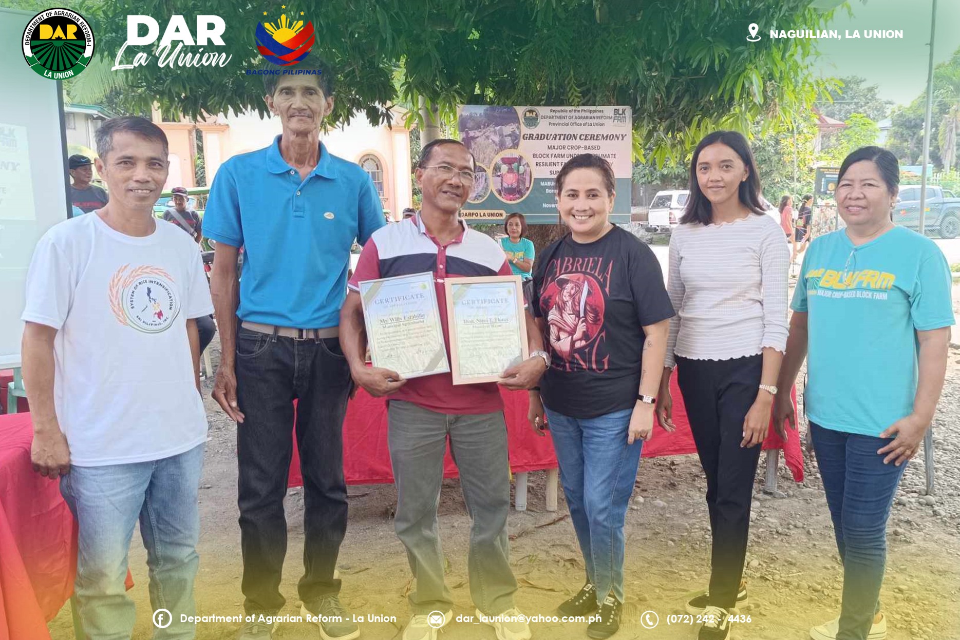 MABUHAY Farmers Association ARBs of Naguilian, La Union graduate from ...